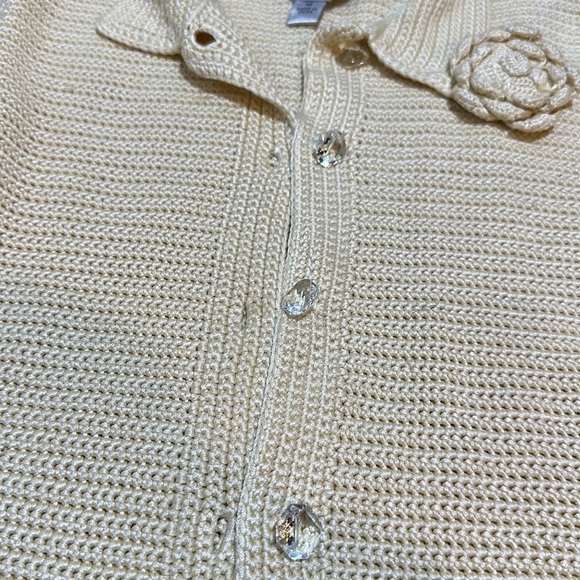 Vintage Talbots collection pure silk  with flower size M - Picture 15 of 16